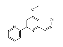 (Z)-4-methoxy-(2,2'-bipyridine)-6-carboxaldehyde oxime Structure