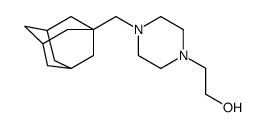 2-[4-(1-adamantylmethyl)piperazin-1-yl]ethanol结构式