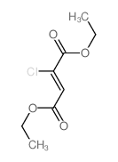 2-Butenedioic acid,2-chloro-, diethyl ester, (2Z)- (9CI) structure