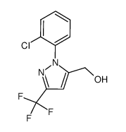 [2-(2-chlorophenyl)-5-trifluoromethyl-2H-pyrazol-3-yl]methanol structure