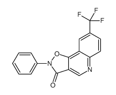 2-phenyl-8-(trifluoromethyl)-[1,2]oxazolo[4,5-c]quinolin-3-one Structure