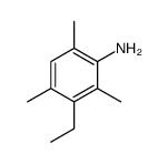 Aniline,3-ethyl-2,4,6-trimethyl- (6CI)结构式