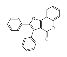 2,3-diphenylfuro[3,2-c]chromen-4-one结构式