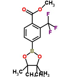 4-(4,4,5,5-四甲基-1,3,2-二氧硼戊烷-2-基)-2-(三氟甲基)苯甲酸甲酯图片