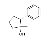 1-methyl-2-phenylcyclopentanol Structure