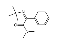 N,N-Dimethyl-α-(t-butylimino)benzeneacetamide结构式