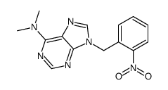 N,N-dimethyl-9-[(2-nitrophenyl)methyl]purin-6-amine Structure