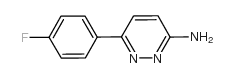 3-AMINO-6-(4-FLUOROPHENYL)PYRIDAZINE Structure