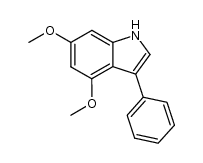 4,6-dimethoxy-3-phenyl-1H-indole Structure
