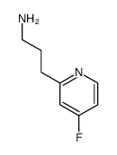 3-(4-fluoropyridin-2-yl)propan-1-amine结构式