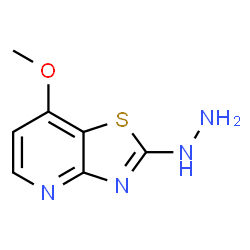 Thiazolo[4,5-b]pyridin-2(3H)-one, 7-methoxy-, hydrazone (9CI) structure