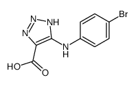 5-(4-bromoanilino)-2H-triazole-4-carboxylic acid结构式
