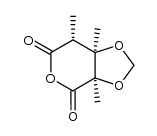 (2R,3R,4R)-2,3,4-trimethyl-2,3-methylenedioxypentanedioic anhydride Structure