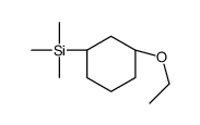 Silane, (3-ethoxycyclohexyl)trimethyl-, trans- (9CI)结构式