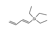 triethyl-buta-1,3-dienyl-silane Structure