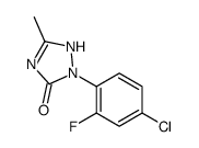 2-(4-chloro-2-fluorophenyl)-5-methyl-1H-1,2,4-triazol-3-one Structure