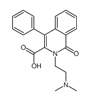 2-[2-(dimethylamino)ethyl]-1-oxo-4-phenylisoquinoline-3-carboxylic acid结构式