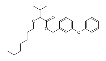 (3-phenoxyphenyl)methyl 2-heptoxy-3-methylbutanoate结构式