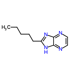 2-Pentyl-1H-imidazo[4,5-b]pyrazine Structure