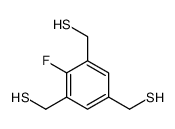 [4-fluoro-3,5-bis(sulfanylmethyl)phenyl]methanethiol结构式