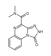 4-(N,N-dimethylcarboxamido)-s-triazolo[4,3-a]quinoxalin-1(2H)-one Structure