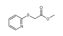 (pyridin-2-ylsulfanyl)-acetic acid methyl ester Structure