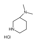 (3R)-N,N-dimethylpiperidin-3-amine,hydrochloride Structure