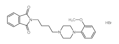 2-(4-(4-(2-METHOXYPHENYL)PIPERAZIN-1-YL)BUTYL)ISOINDOLINE-1,3-DIONE HYDROBROMIDE Structure