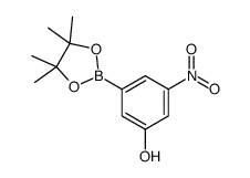 3-Hydroxy-5-nitrophenylboronic Acid Pinacol Ester结构式