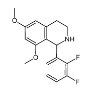 1-(2,3-difluorophenyl)-6,8-dimethoxy-1,2,3,4-tetrahydroisoquinoline结构式