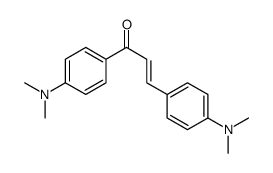 (E)-1,3-bis[4-(dimethylamino)phenyl]prop-2-en-1-one Structure