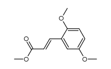 Methyl (E)-3-(2,5-Dimethoxyphenyl)propenoate结构式