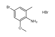 (4-Bromo-2-methoxy-6-methyl-phenyl)-amine hydrobromide Structure