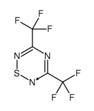 3,5-bis(trifluoromethyl)-1-thia-2,4,6$l^{2}-triazacyclohexa-2,4-diene Structure
