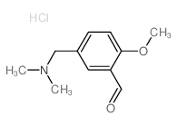 5-[(dimethylamino)methyl]-2-methoxybenzaldehyde,hydrochloride Structure