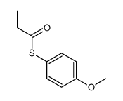 S-(4-methoxyphenyl) propanethioate Structure