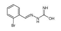 [(2-bromophenyl)methylideneamino]urea结构式