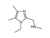 (1-Ethyl-4,5-dimethyl-1H-imidazol-2-ylmethyl)-methyl-amine Structure