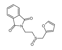 2-[2-(furan-2-ylmethylsulfinyl)ethyl]isoindole-1,3-dione Structure