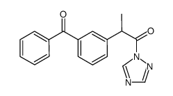 (R,S)-N-ketoprofenyl-1,2,4-triazole Structure