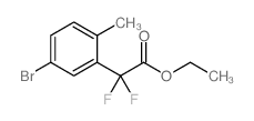 Ethyl 2-(5-bromo-2-methylphenyl)-2,2-difluoroacetate picture