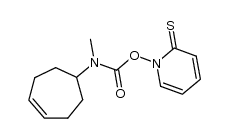 1-[(methyl(4-cycloheptenyl)carbamoyl)oxy]-2(1H)-pyridinethione Structure