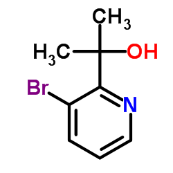 2-(3-溴吡啶-2-基)丙-2-醇结构式