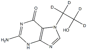 N7-(2-Hydroxyethyl)guanine-d4 Structure
