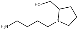 1-(4-氨基丁基)吡咯烷-2-基]甲醇结构式