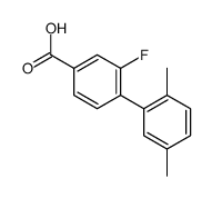 4-(2,5-dimethylphenyl)-3-fluorobenzoic acid结构式