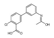 5-(3-acetamidophenyl)-2-chlorobenzoic acid Structure