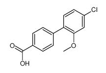 4-(4-chloro-2-methoxyphenyl)benzoic acid Structure