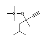 3,5-dimethylhex-1-yn-3-yloxy(trimethyl)silane Structure