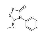 5-methylimino-4-phenyl-1,2,4-dithiazolidin-3-one Structure